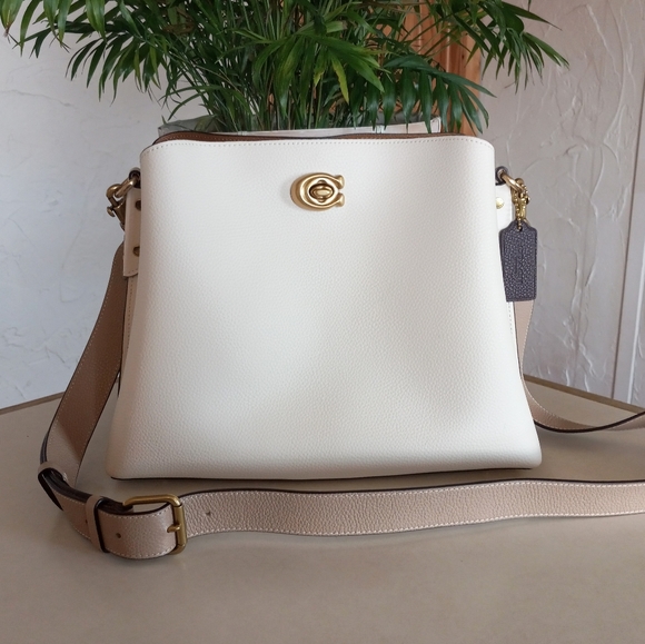 COACH Color-Block Leather Willow Shoulder Bag, like new! - Picture 8 of 12